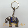 amuleta-breloc-feng-shui-elefant-cu-Pietre-Albastre