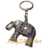 amuleta-breloc-feng-shui-elefant-cu-Pietre-Albastre