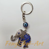 amuleta-breloc-feng-shui-elefant-cu-Pietre-Albastre
